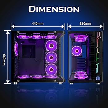 DeepCool PCケース　ケースファン、SATAssd付き DeepCool PCケース ケースファン、SATAssd付き